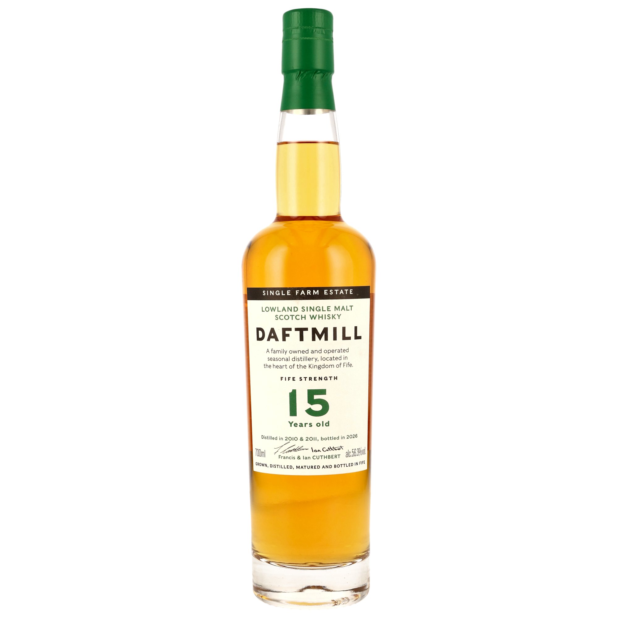 Daftmill 15 Jahre 2011/2026 Fife Strength 56,3% vol.