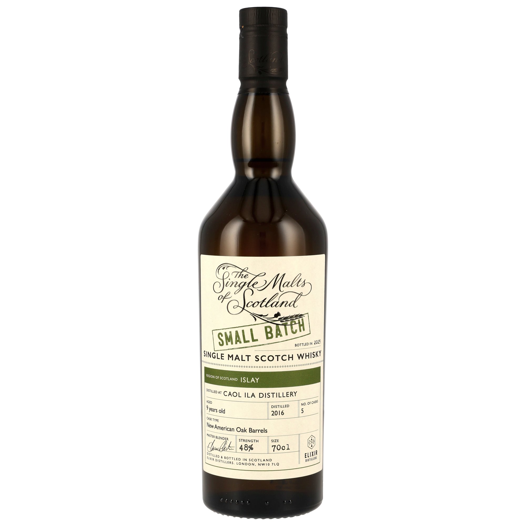 Caol Ila 2016/2025 The Single Malts of Scotland Small Batch 48% vol.