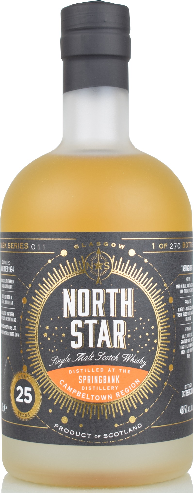 springbank_25_485 Springbank 25 Jahre 1994/2020 North Star Spirits #011 48,5% vol.