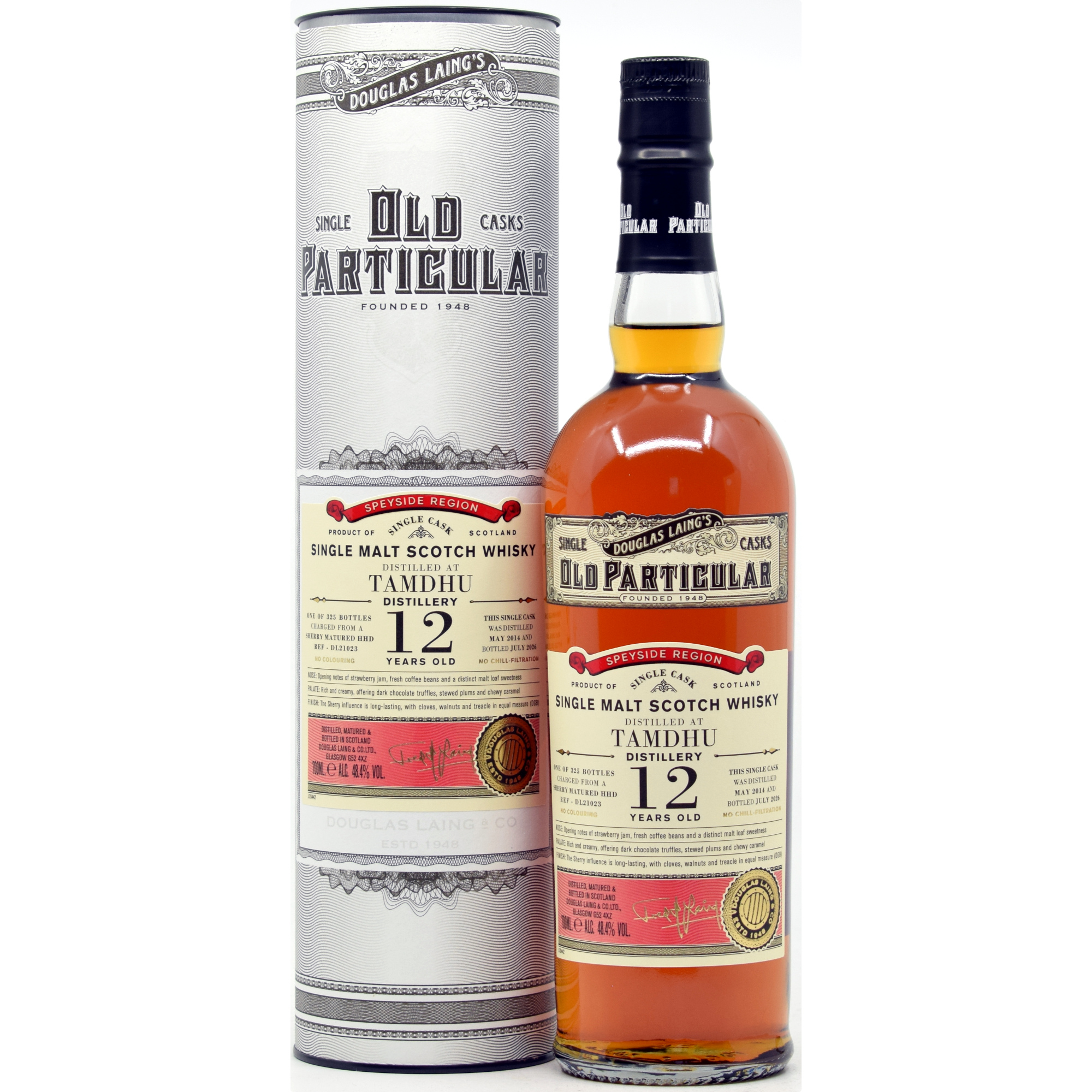 Tamdhu 12 Jahre 2014/2026 Sherry Cask Old Particular Douglas Laing 48,4% vol.
