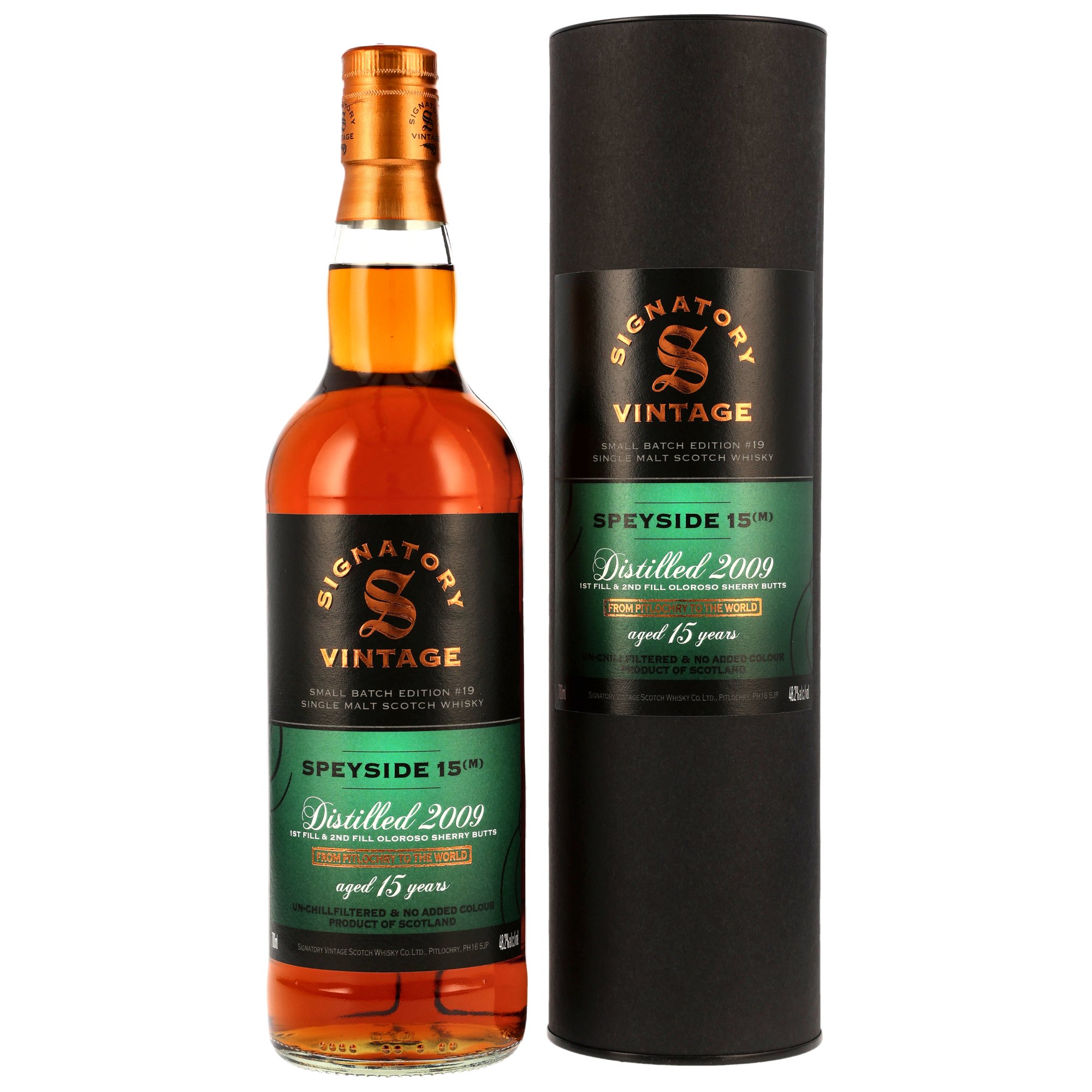 Speyside (M) 2009/2025 Sherry Signatory Vintage Small Batch Edition #19 48,2% vol.