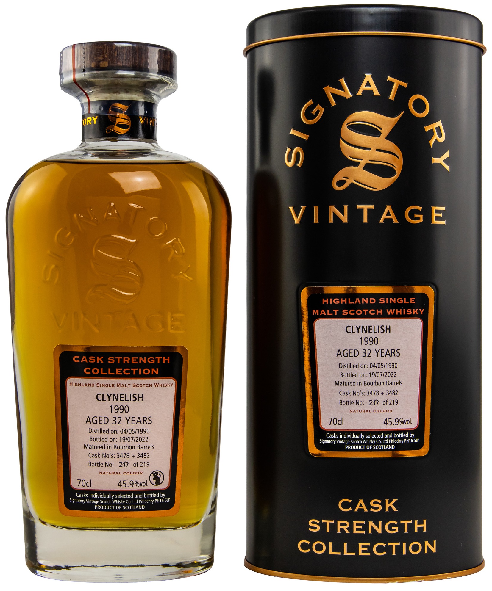 clynelish_1990_SV Clynelish 32 Jahre 1990/2022 Signatory Vintage Cask Strength Collection 45,9% vol.
