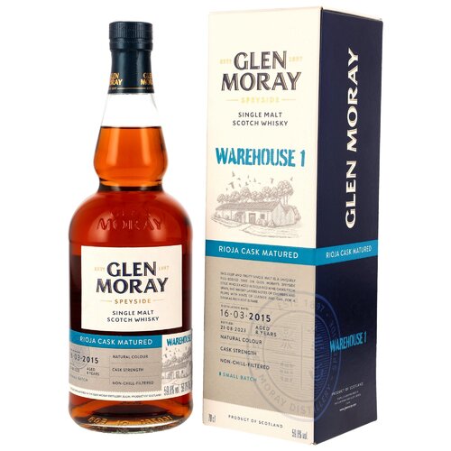Glen Moray 2015/2013 Rioja Cask Warehouse 1 59,8% vol.