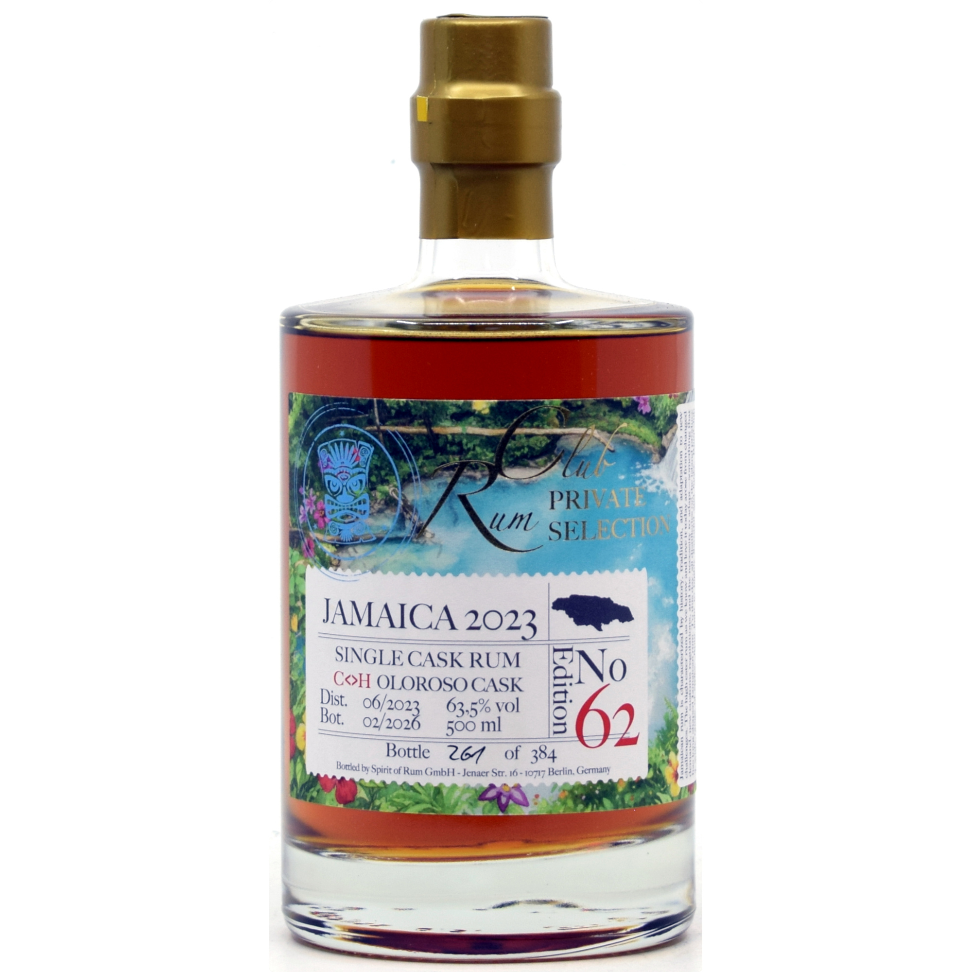 Jamaica (Hampden CH) 2023/2025 Sherry Cask Rum Club Private Edition #62 63,5% vol.