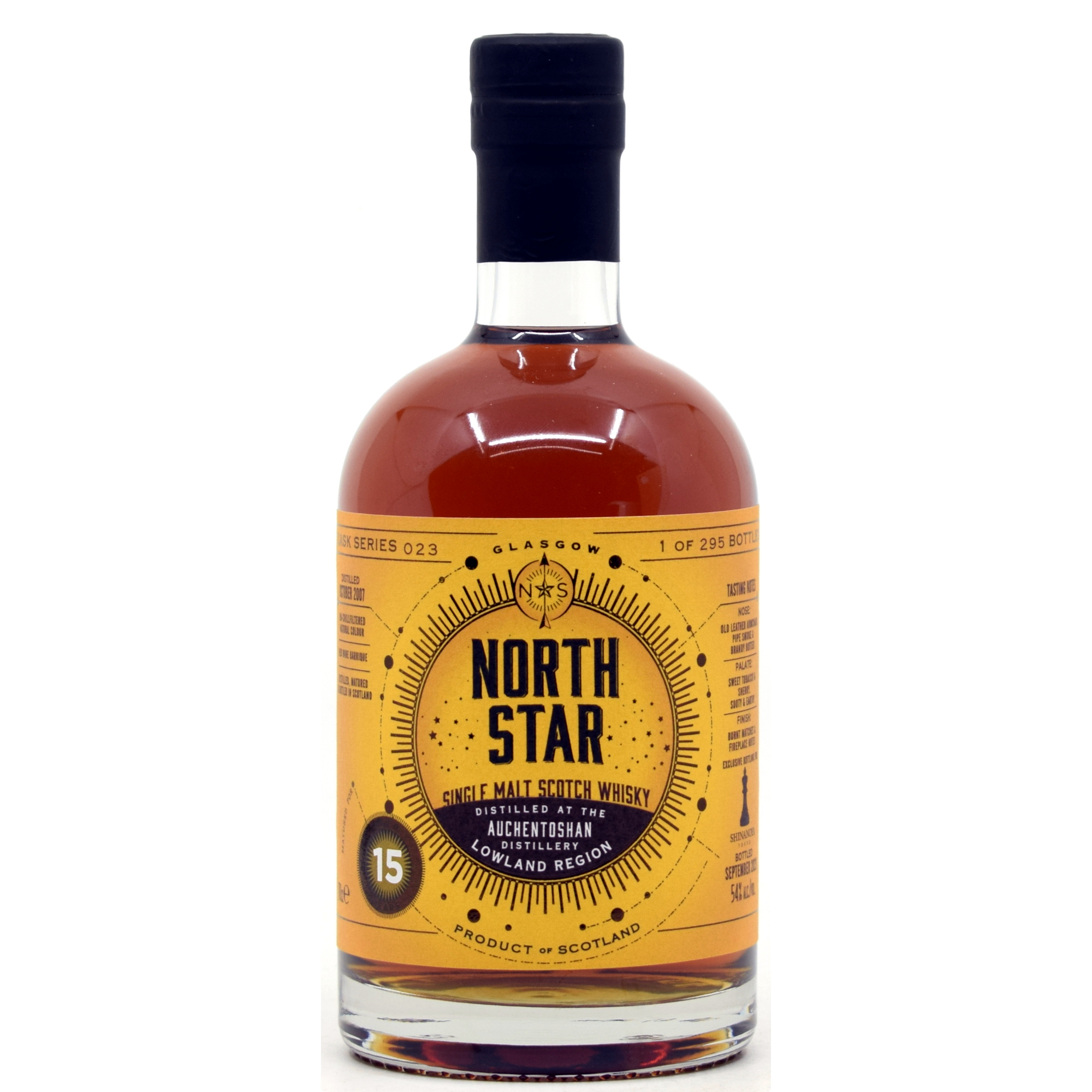 Auchentoshan 15 Jahre 2007/2023 Redwine North Star Spirits for Shinanoya #023 54% vol.