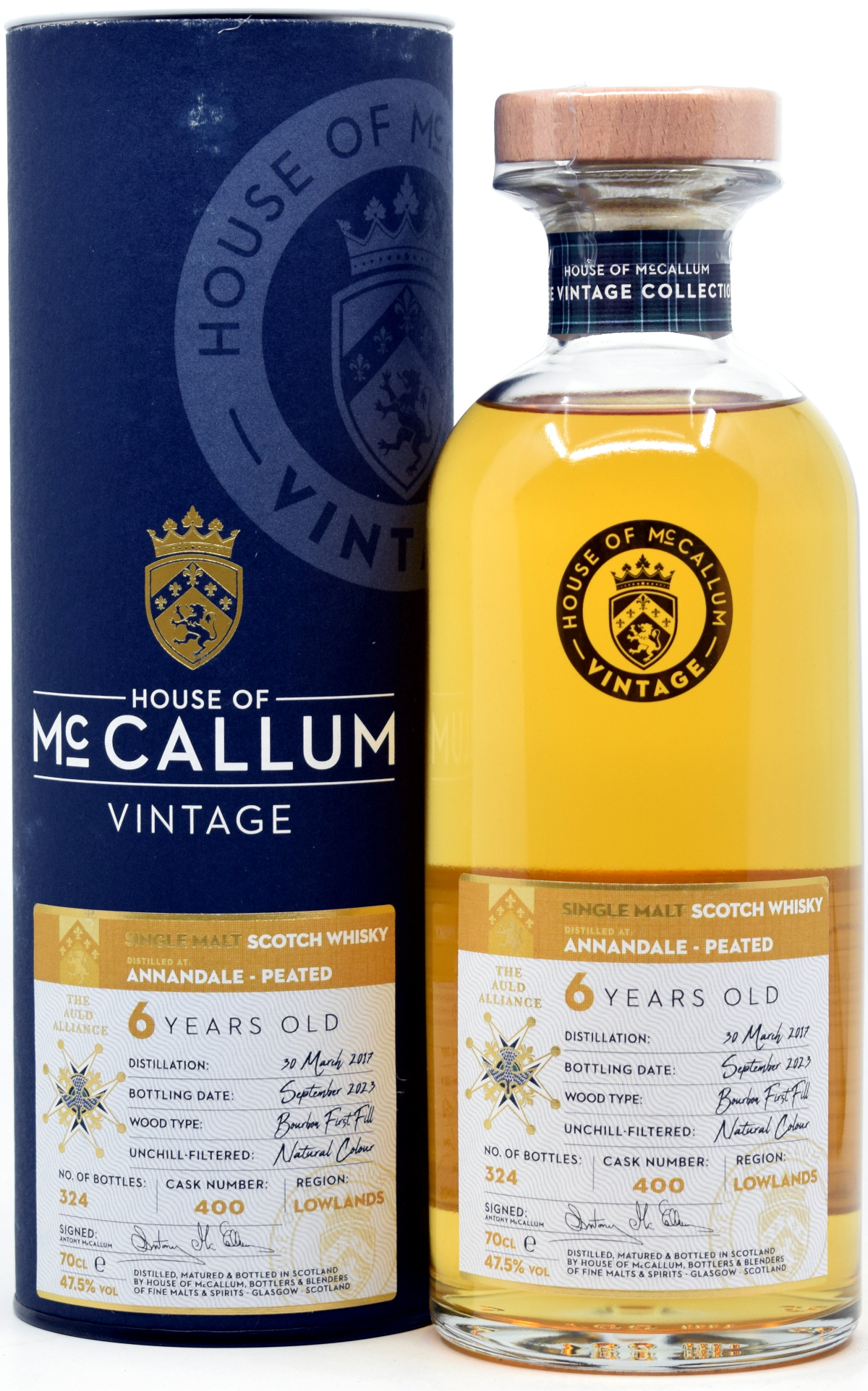Annandale_6_HMc Annandale (peated) 6 Jahre 2017/2023 House of McCallum 47,5% vol.
