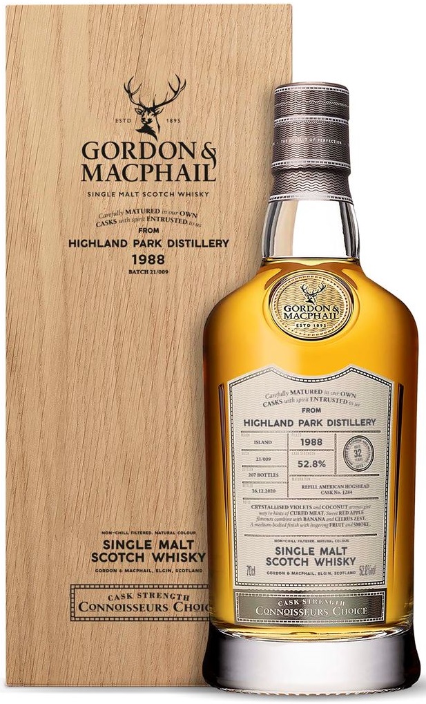 highland_park_1988 Highland Park 32 Jahre 1988/2020 Gordon & MacPhail 52,8% vol.