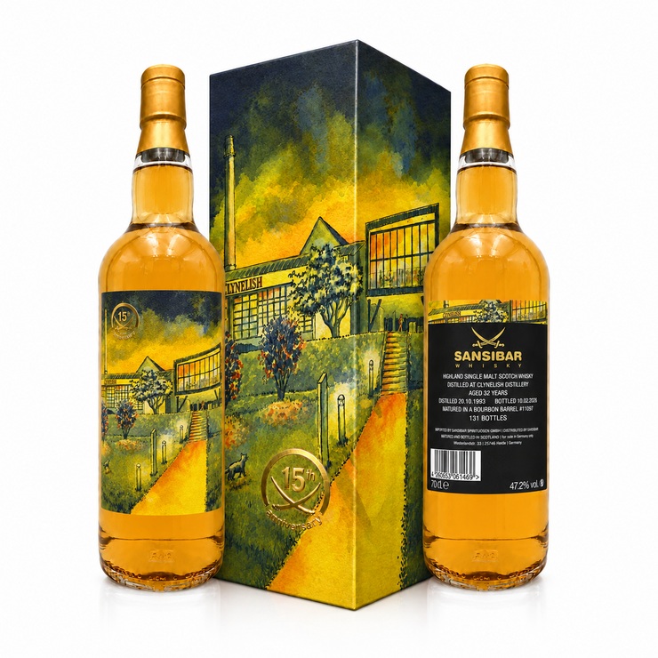 Clynelish 32 Jahre 1993/2026 Sansibar 15th Anniversary 47,2% vol.