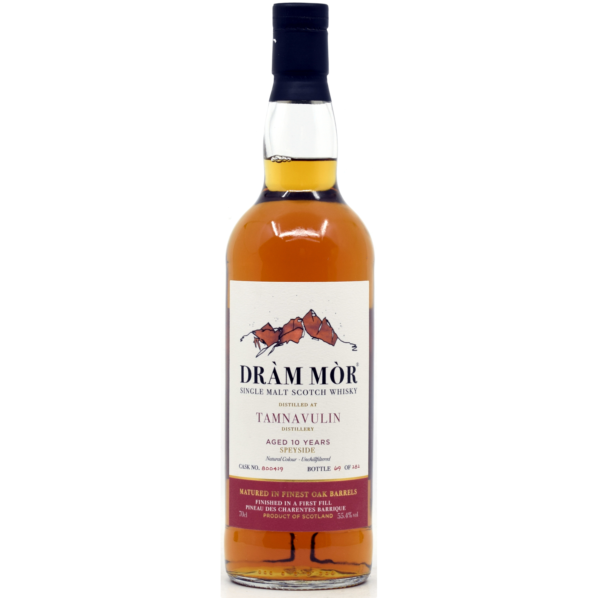 Tamnavulin 10 Jahre /2025 1st Fill Pineau de Charentes #800419 Dram Mor 55,4% vol.