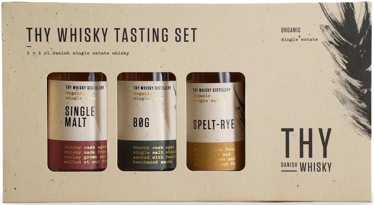 Thy Distillery Tasting Set - Single Malt , Bøg & Spelt-Rye je 5cl