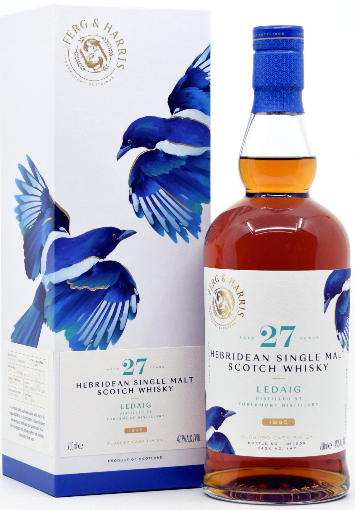 ledaig_27_FH Ledaig (unpeated) 27 Jahre 1995/2022 Sherry Cask Ferg & Harris 47,2% vol.