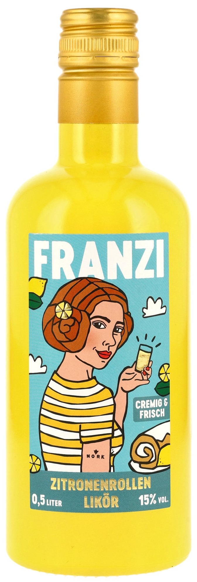 Franzi-Zitronenrollen Franzi Zitronenrollen-Likör 15% vol.