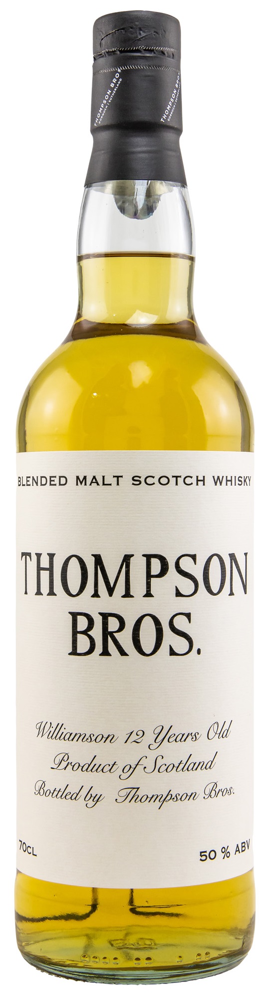 Williamson-12-pst Williamson 12 Jahre 2010/2022 Thompson Bros 50% vol.
