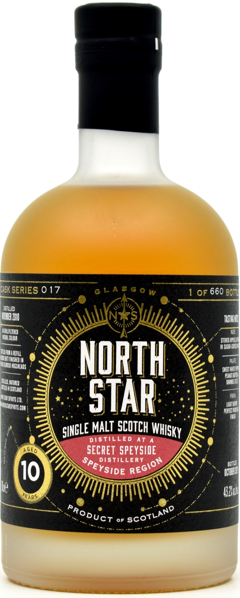 secret_speyside_10_nss_017 Secret Speyside 10 Jahre 2010/2021 Sherry Cask North Star Spirits #017 43,2% vol.