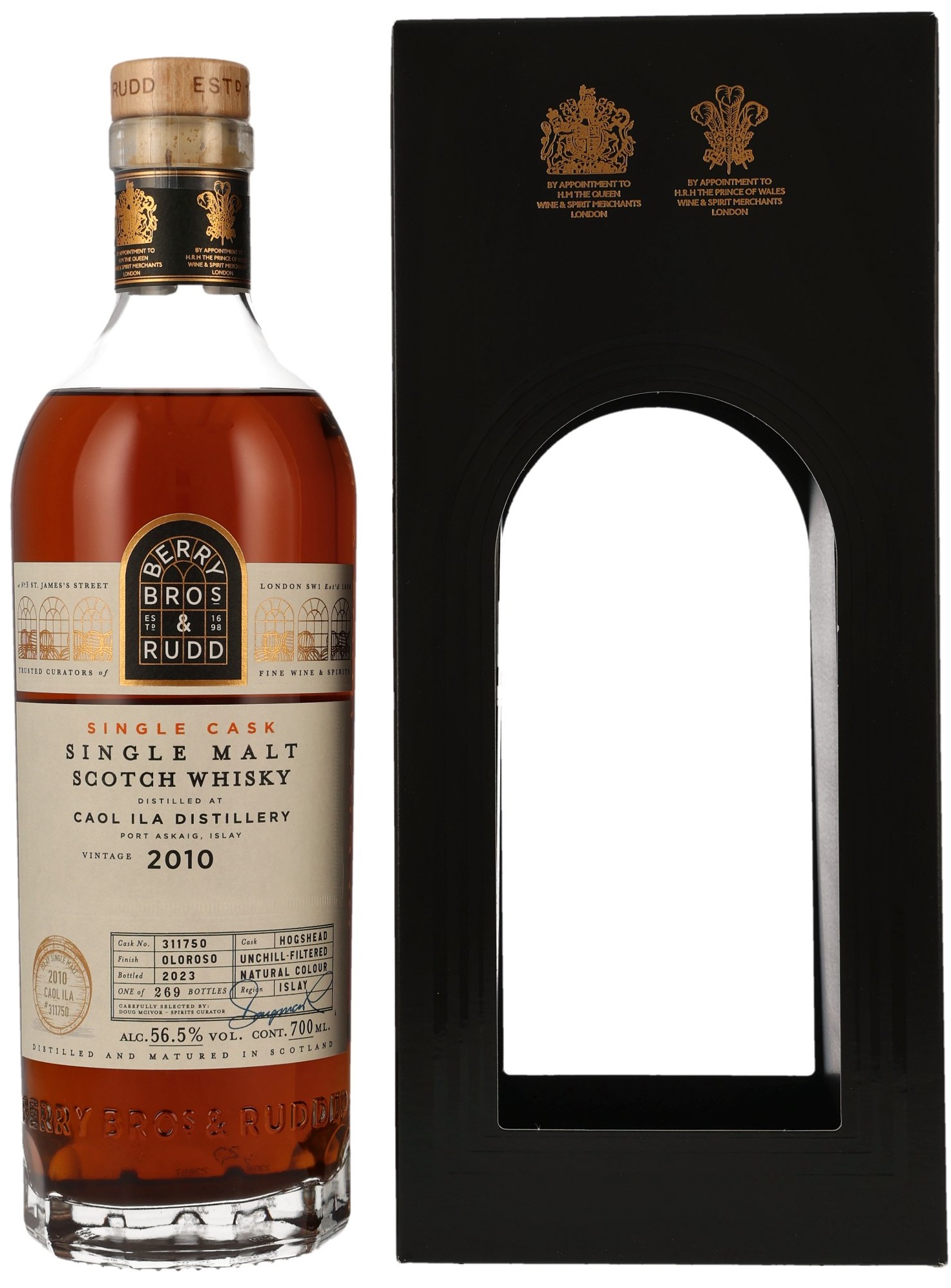 Caol Ila 2010/2023 Oloroso Sherry Cask Berry Bros. & Rudd #311750 56,5% vol.