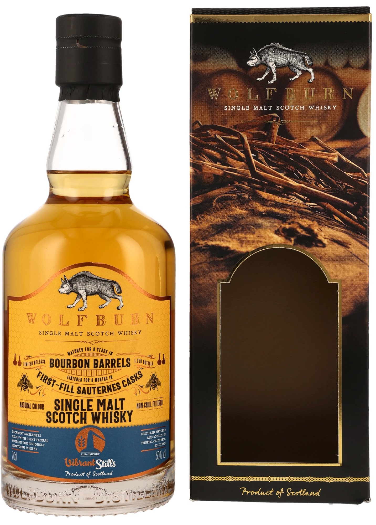 Wolfburn-sauternes Wolfburn 2016/2024 "Vibrant Stills" Sauternes Cask 50% vol