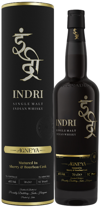 Indri Agneya Peated Indian Single Malt 46% vol