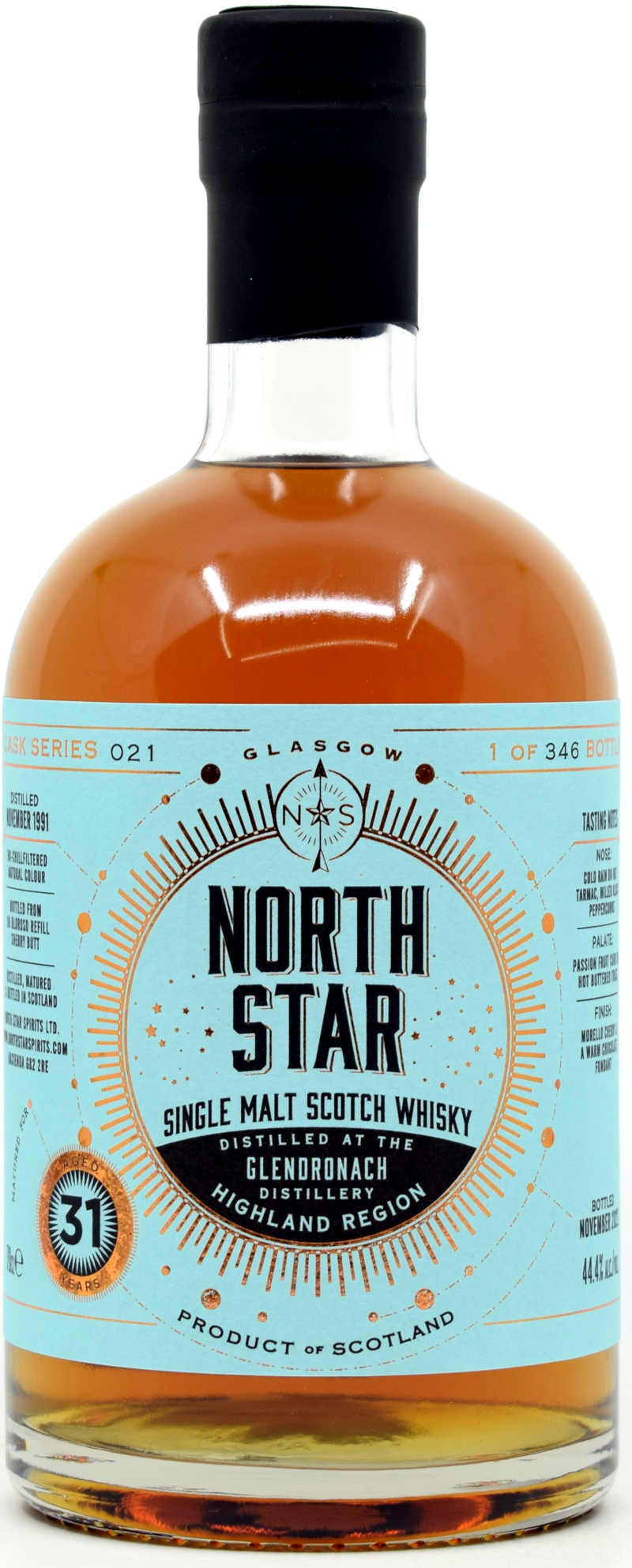 glendronach_31_NSS Glendronach 31 Jahre 1991/2022 Sherry Cask North Star Spirits #021 44,4% vol.