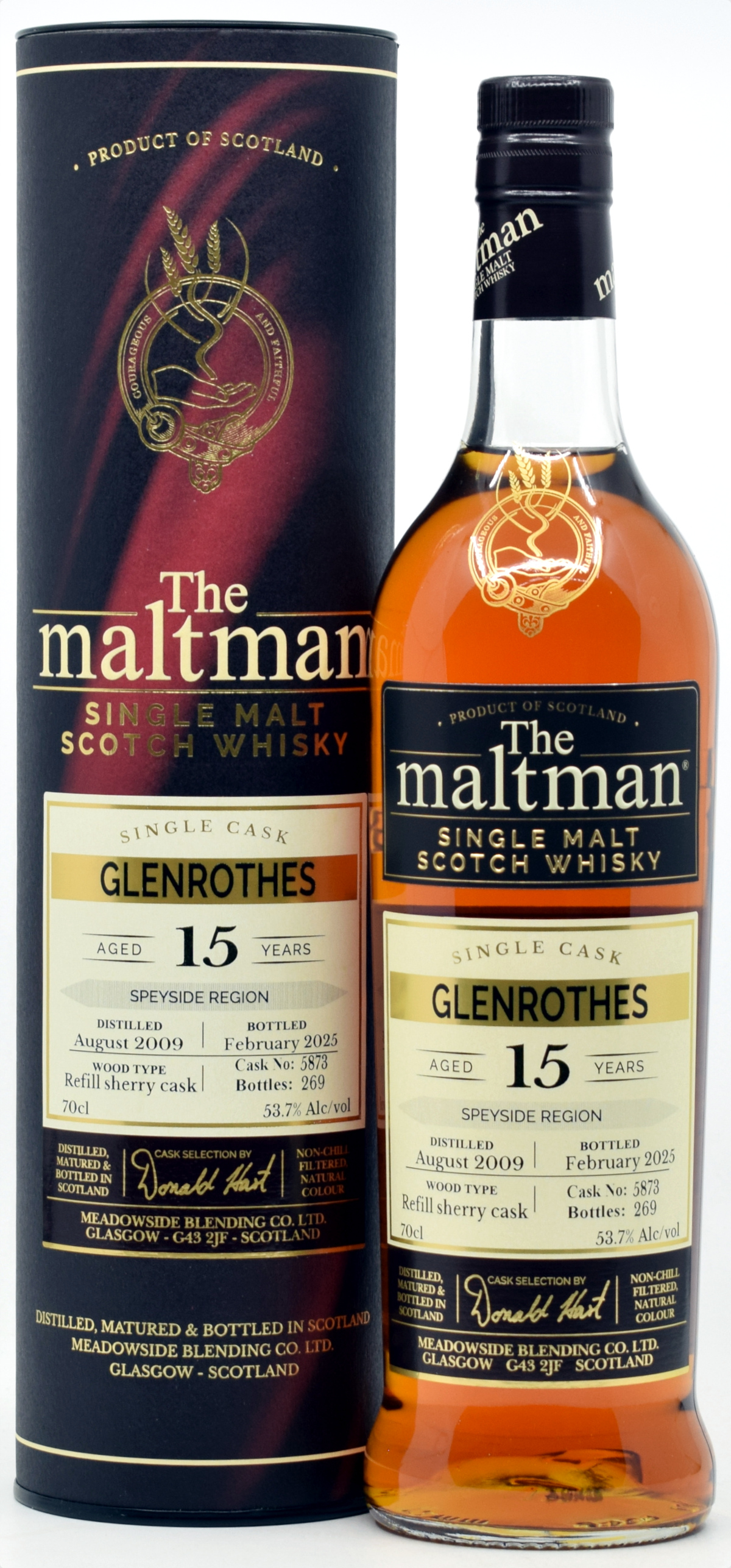 glenrothes_15_mbl Glenrothes 15 Jahre 2009/2025 Sherry Cask The Maltman 53,7% vol