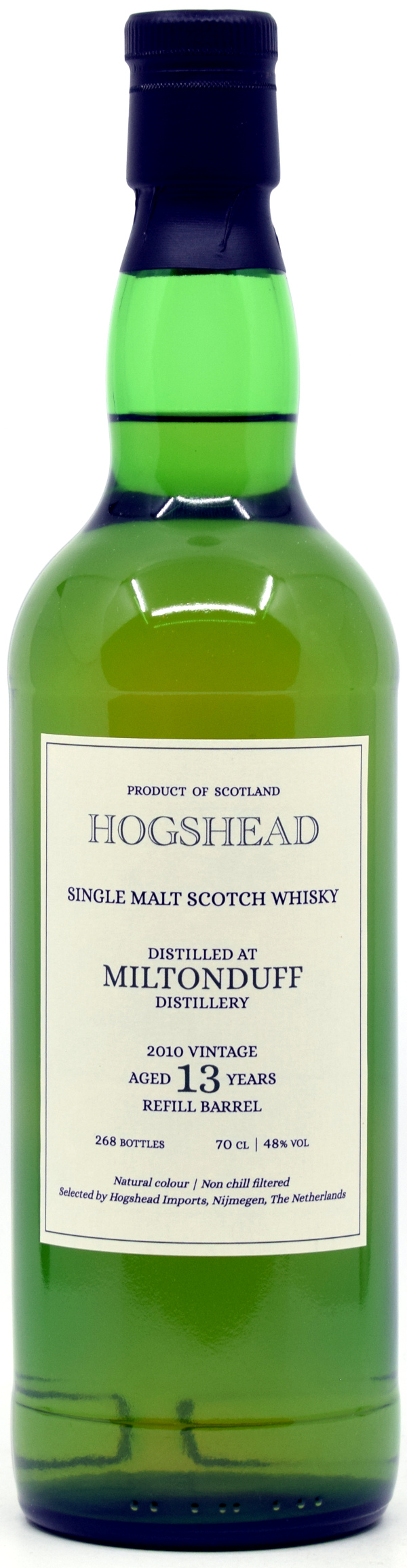 Miltonduff 13 Jahre 2010/2023 Hogshead Imports 48% vol.