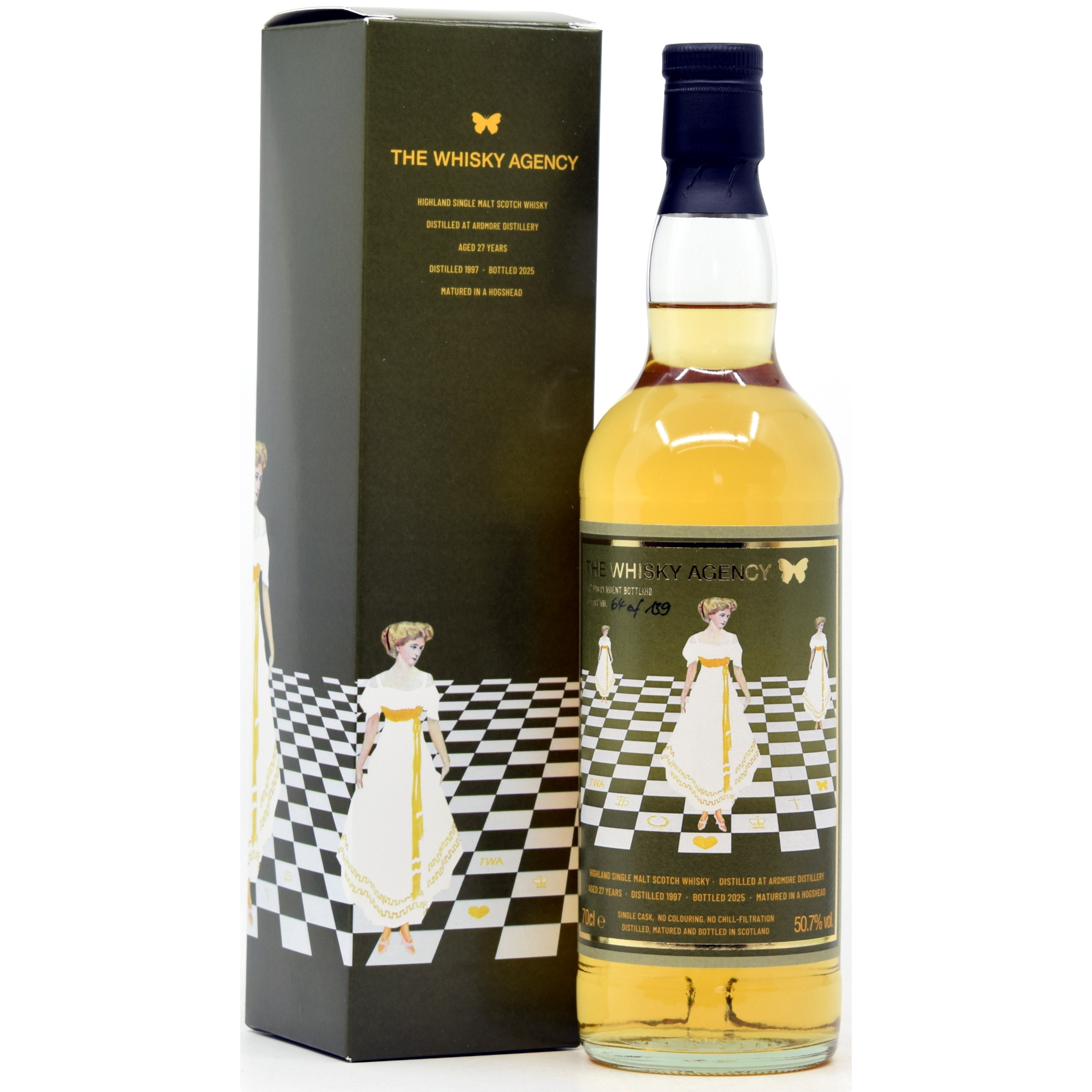 Ardmore 27 Jahre 1997/2025 The Whisky Agency 50,7% vol.