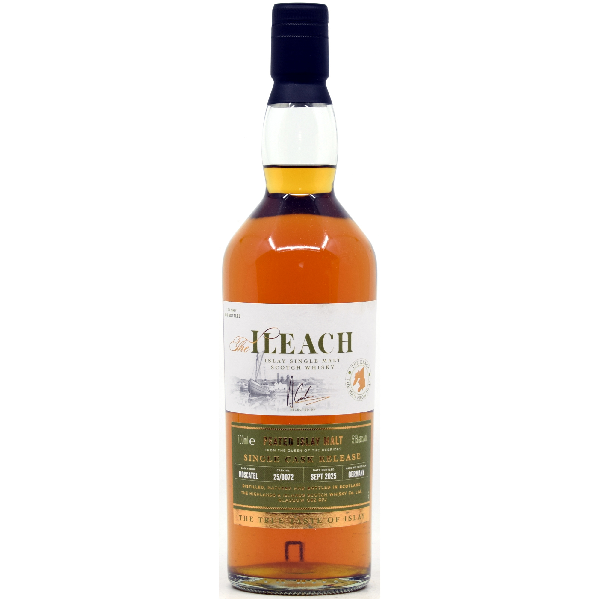The Ileach Moscatel Single Cask exclusive for Germany 2025 51% vol.