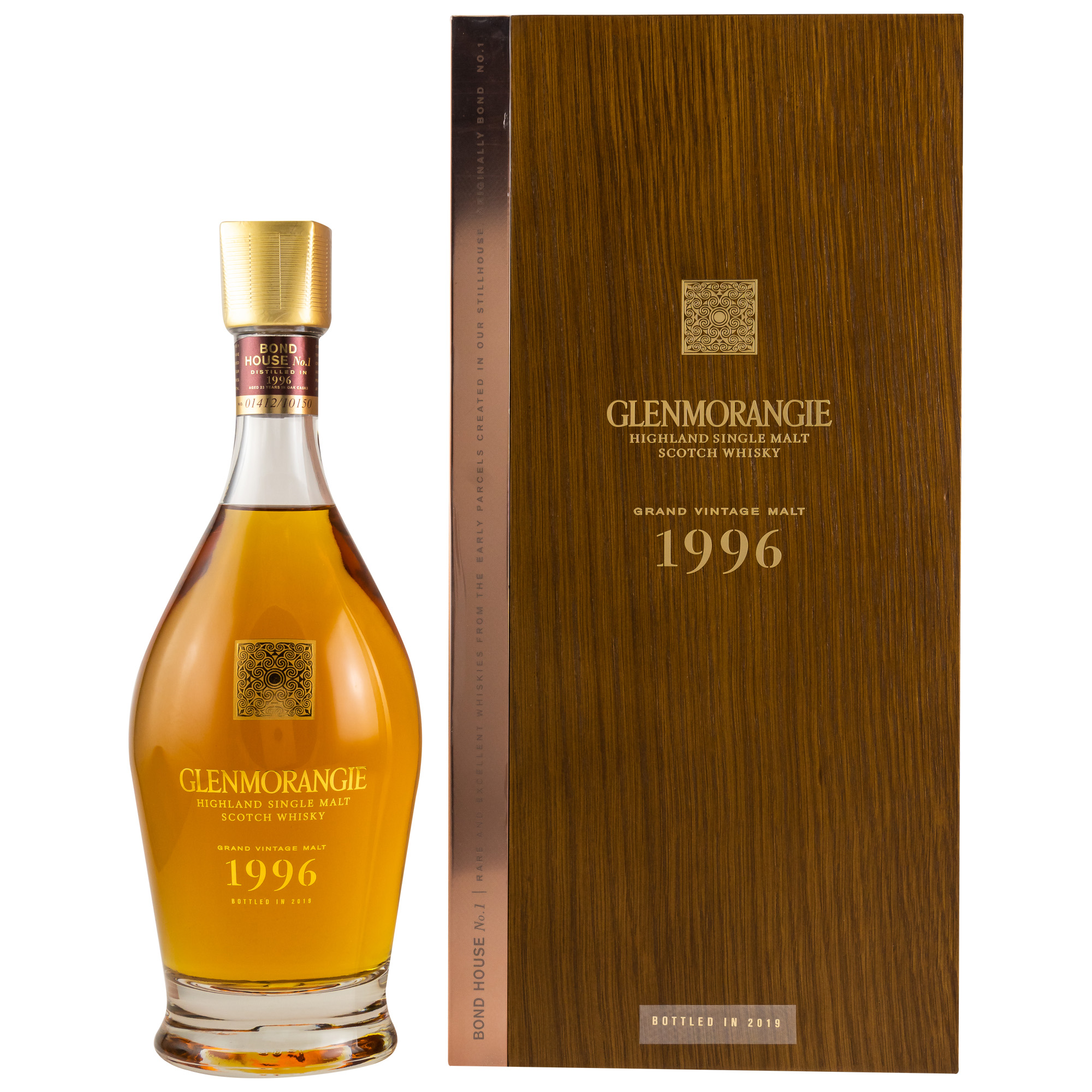 Glenmorangie-Grand-Vintage-1996 Glenmorangie Grand Vintage 23 Jahre 1996/2019 Bond House No. 1 Collection
