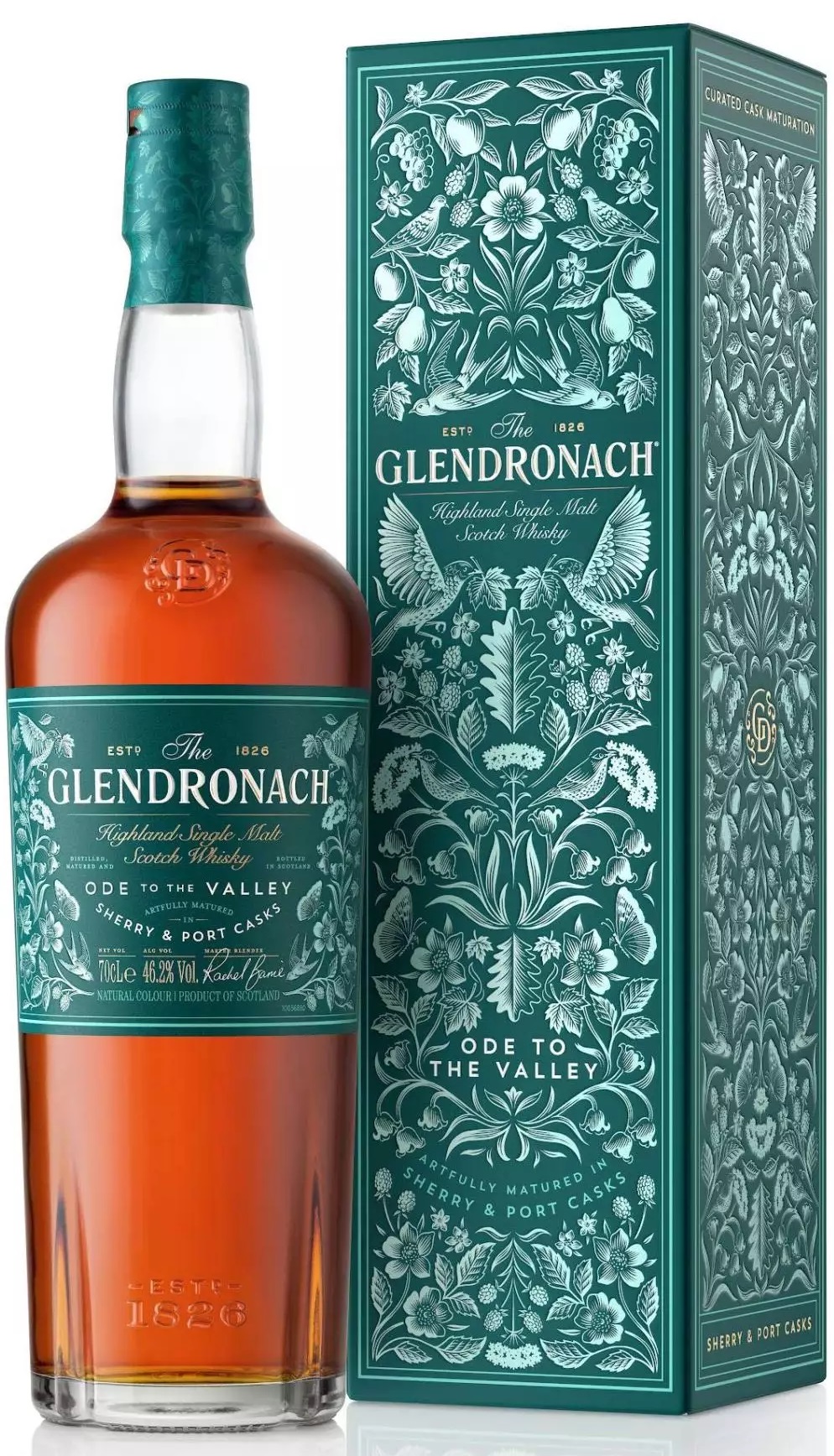 glendronach_ode_valley Glendronach Ode to the Valley Sherry & Port Casks 46,2% vol.