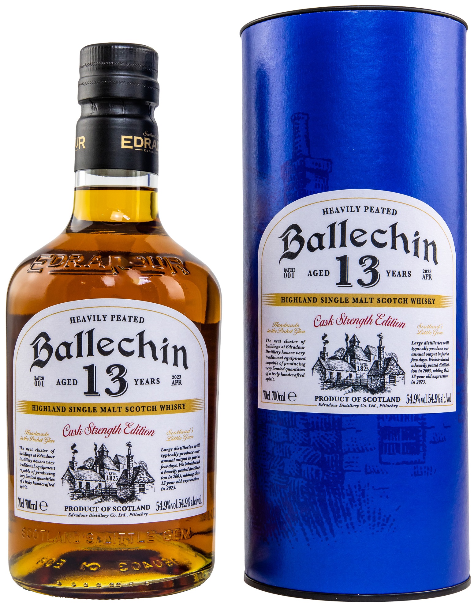 Ballechin-13-CS Ballechin 13 Jahre Cask Strength #1 Bourbon & Sherry 54,9% vol.