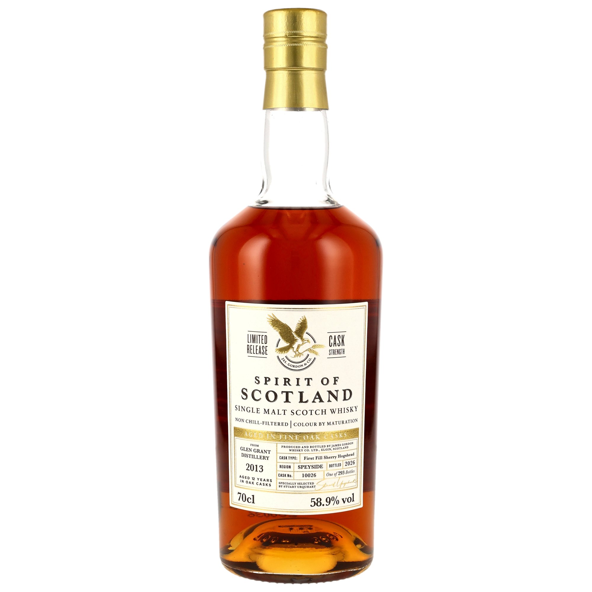 Glen Grant 2013/2026 Gordon & MacPhail Spirit of Scotland 1st Fill Sherry #10026 58,9% vol.