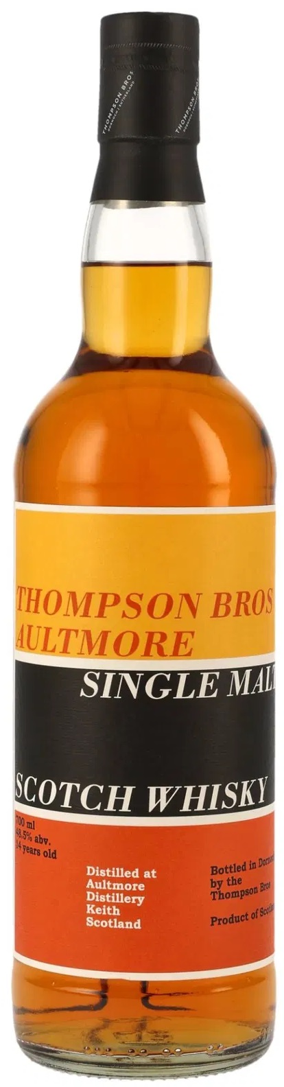 Aultmore-2024-pst Aultmore 14 Jahre 2010/2024 Rye & Oloroso Sherry Thompson Bros 48,5% vol