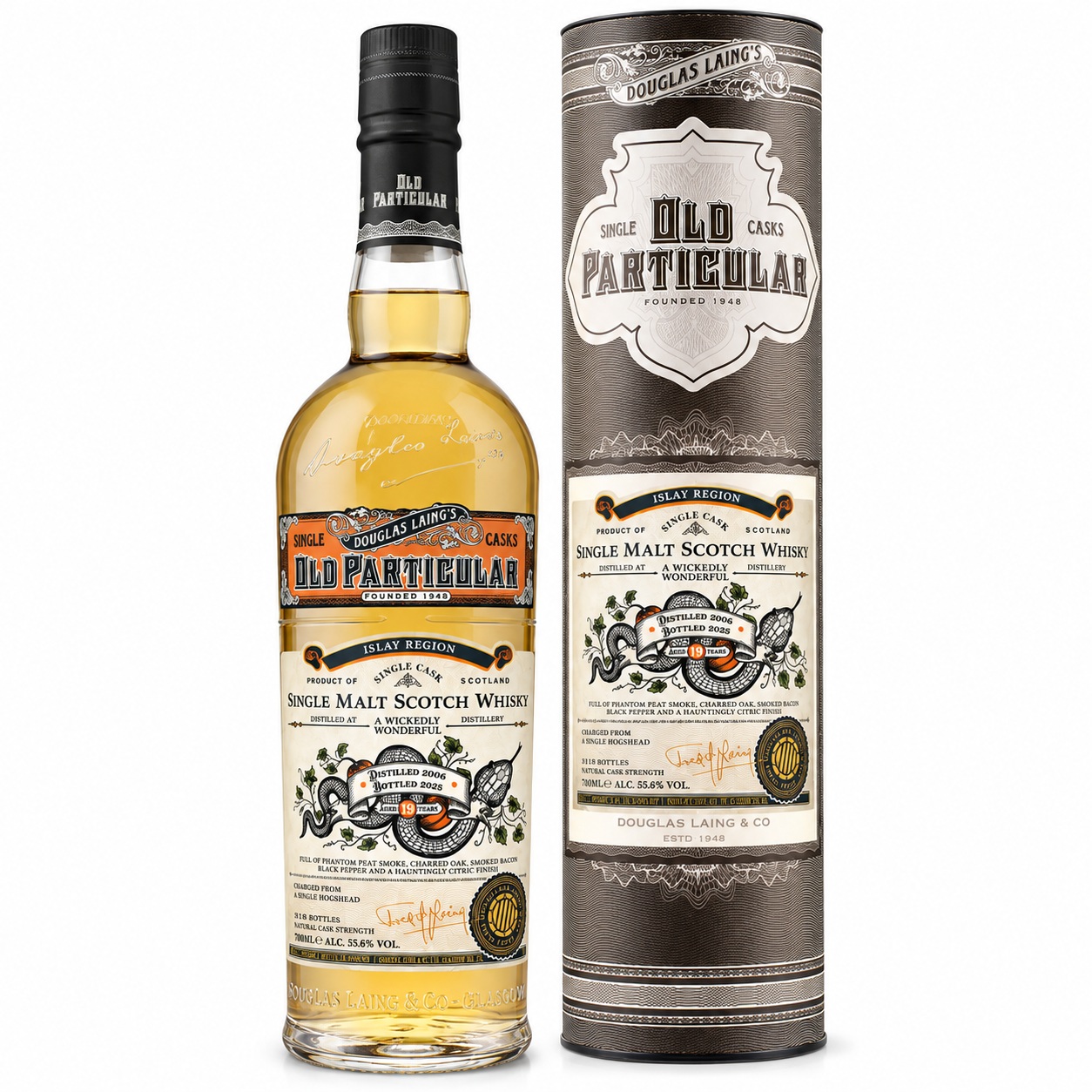 Secret Islay 19 Jahre 2006/2026 Old Particular Douglas Laing Limited Halloween Release 55,6% vol.