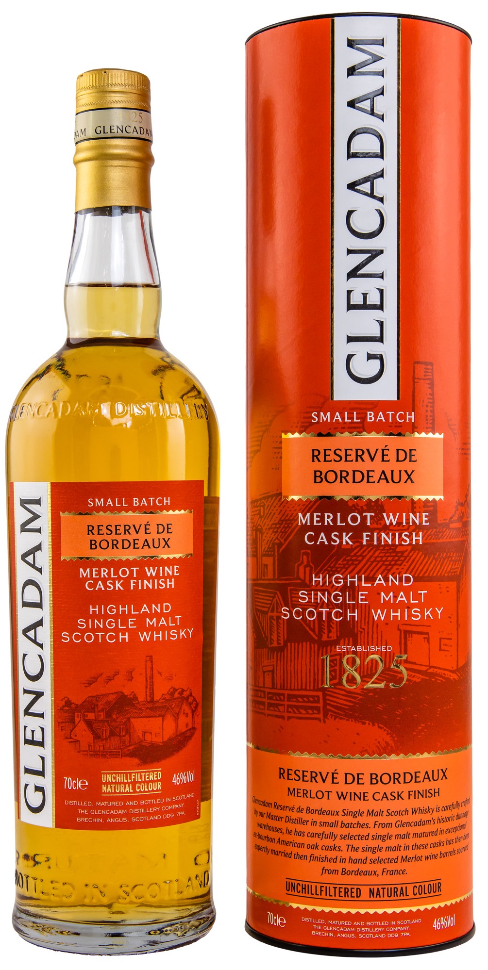 Glencadam-Reserve-de-Bordeaux-Merlot-Cask-Finish Glencadam Reservé de Bordeaux Small Batch 46% vol.