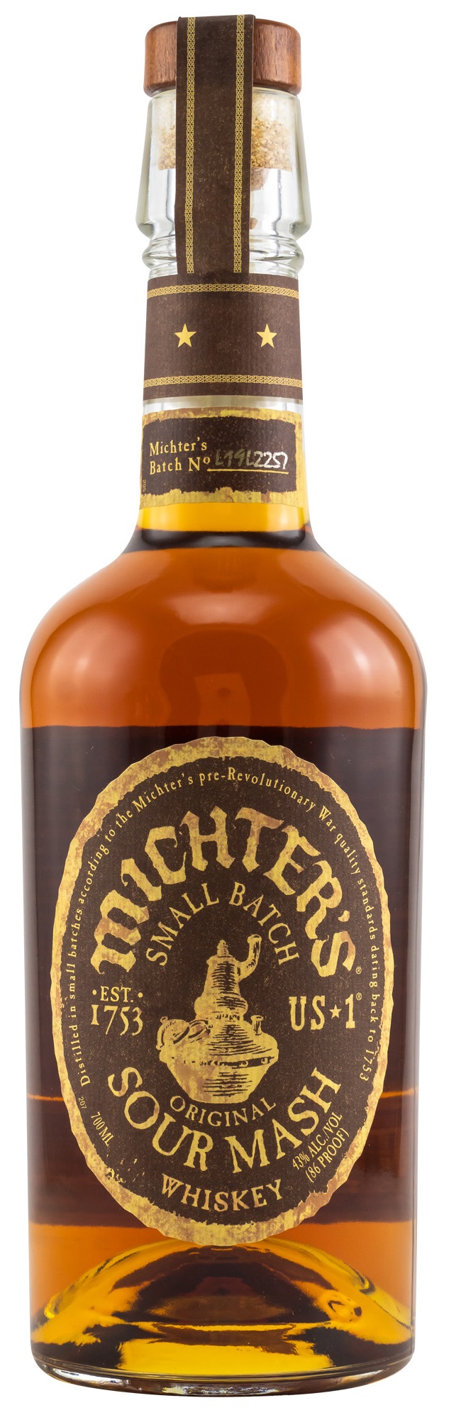 michter_sour_mash Michter’s Small Batch Sour Mash Whiskey 43% vol.