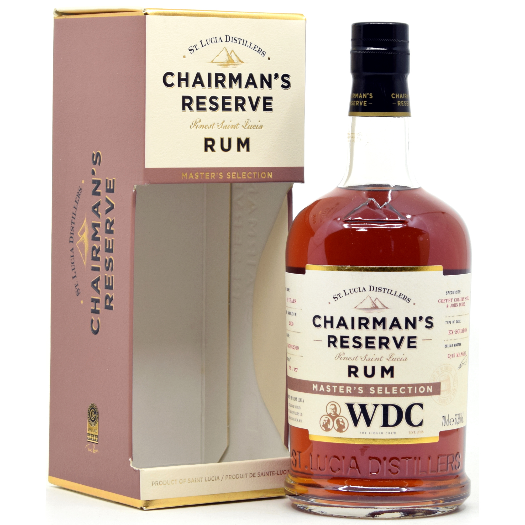 Chairmans Reserve St. Lucia 2010/2025 Rum Single Cask Wu Dram Clan 57,5% vol.