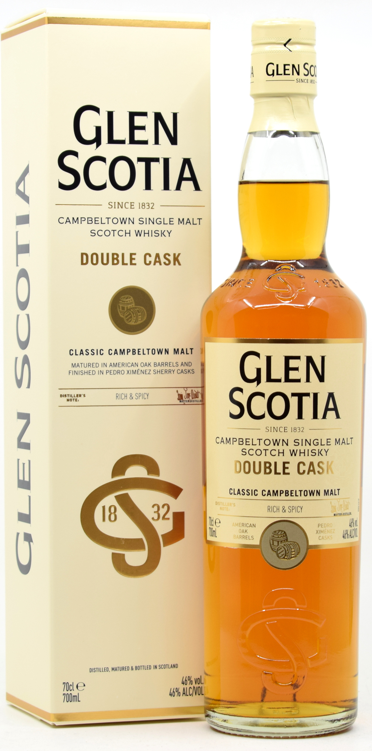 Glen Scotia Double Cask PX Casks 46% vol.