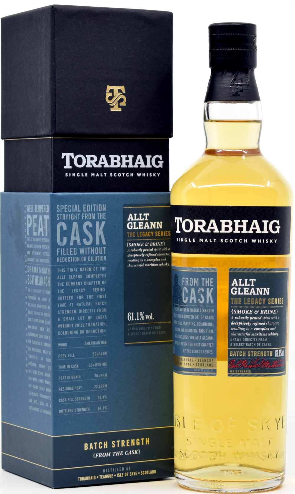 torabhaig_BS Torabhaig The Legacy Allt Gleann Batch Strength 61,1% vol.