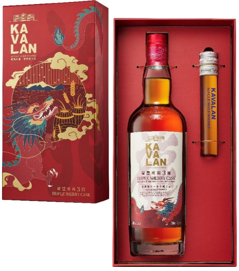 kavalan_triple_Gepa Kavalan Triple Sherry Geschenkset + Miniatur Kavalan Wine Oak