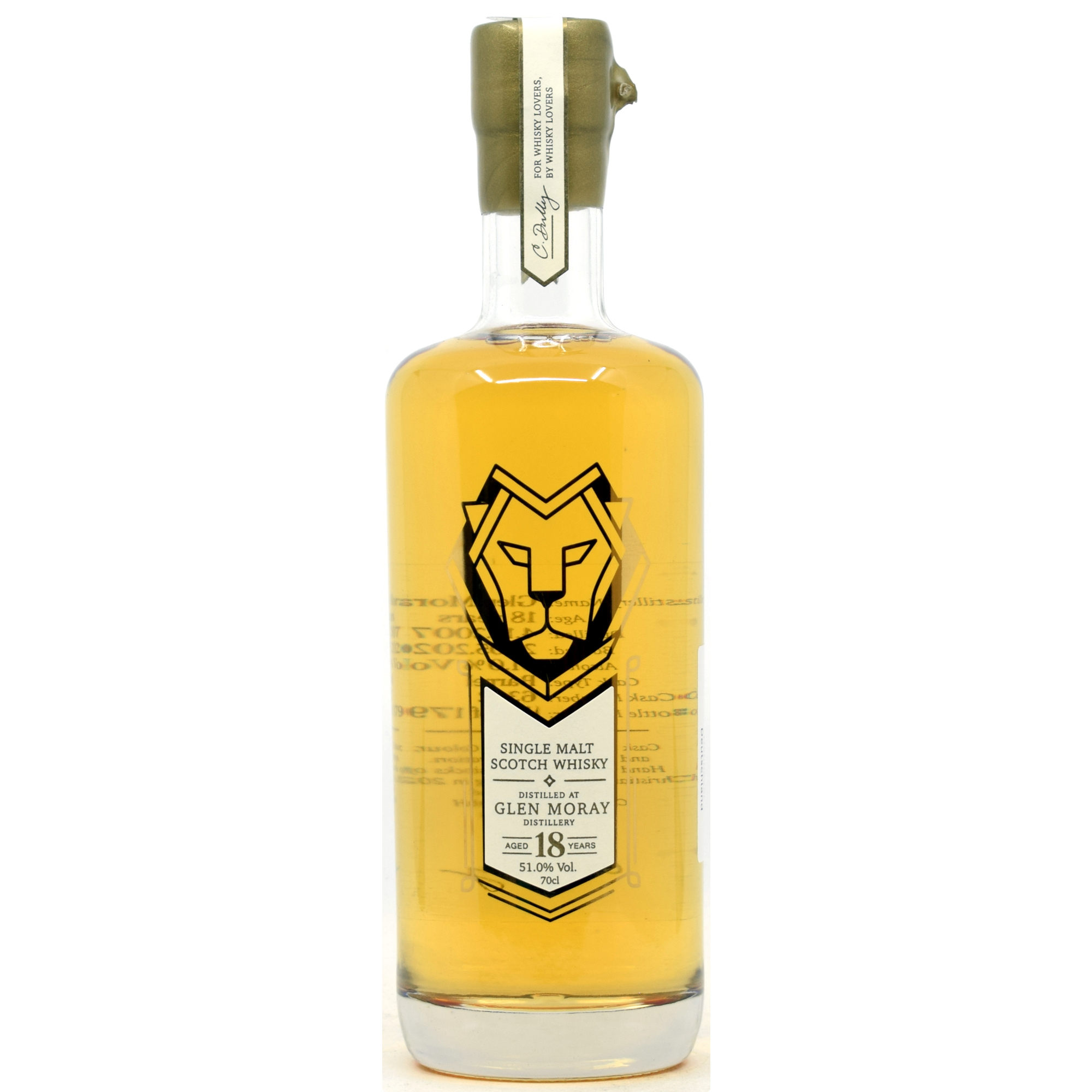 Glen Moray 18 Jahre 2007/2026 C. Dully Selection 51% vol.