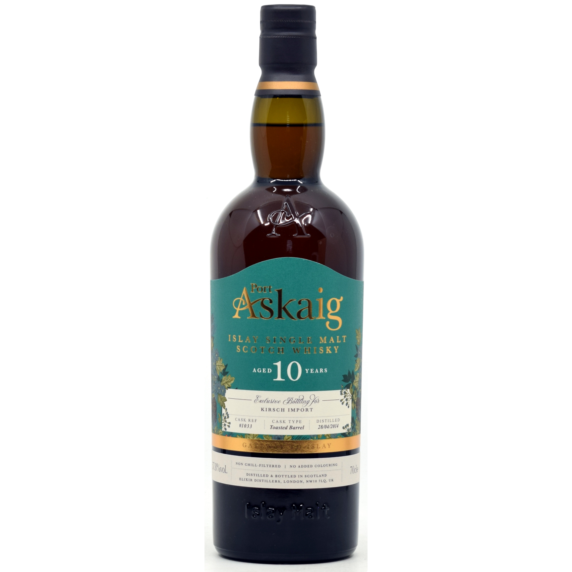 Port Askaig 10 Jahre 2014/2025 Toasted Barrel #1033 germany exclusive 57,8% vol