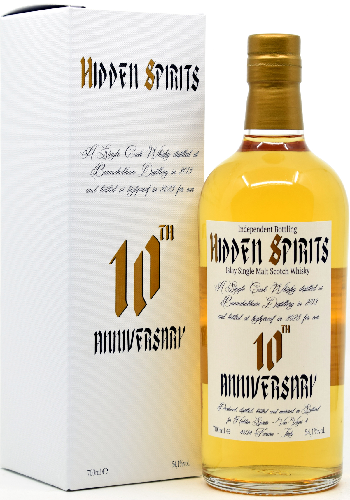 Bunnahabhain (Staoisha) 2013/2023 10th Anniversary Hidden Spirits 54,1% vol.