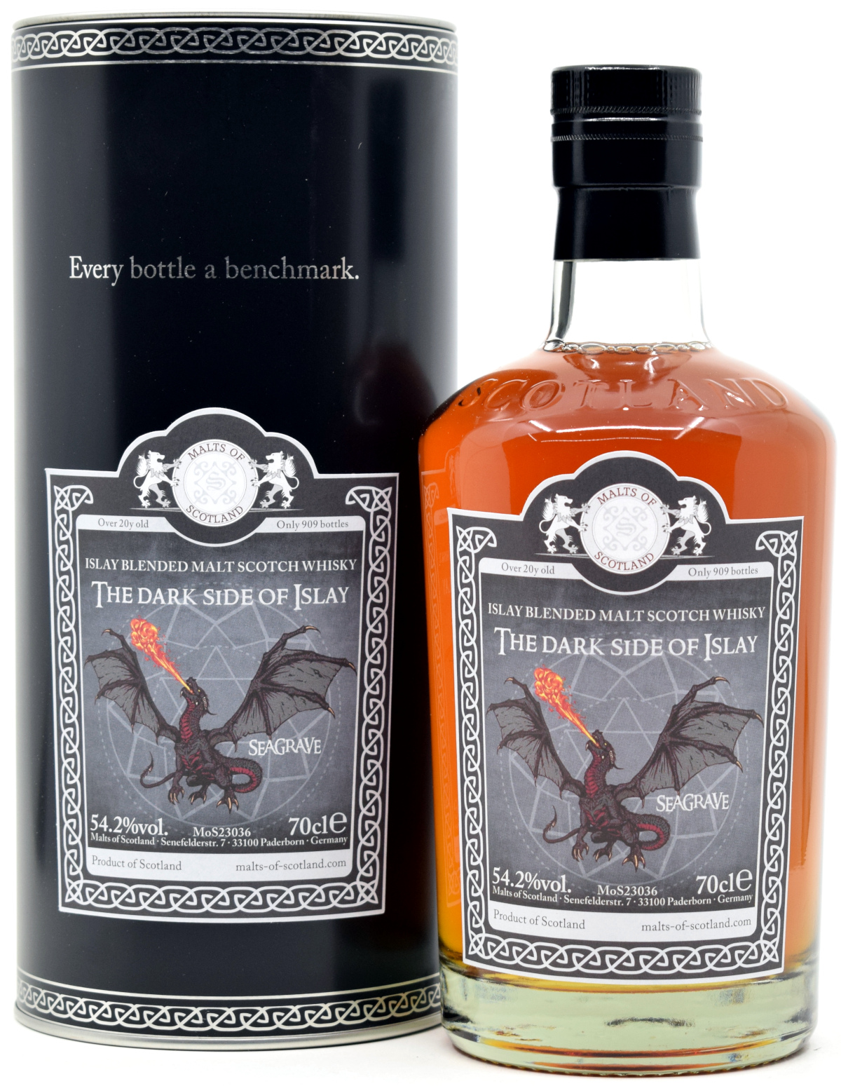 seagrave_MoS Dark Side of Islay "SEAGRAVE" 20 Jahre Malts of Scotland 54,2% vol.