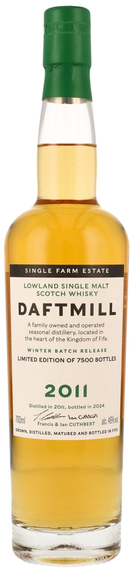 Daftmill-2011_2024 Daftmill 2011/2024 Winter Batch Release 46% vol.