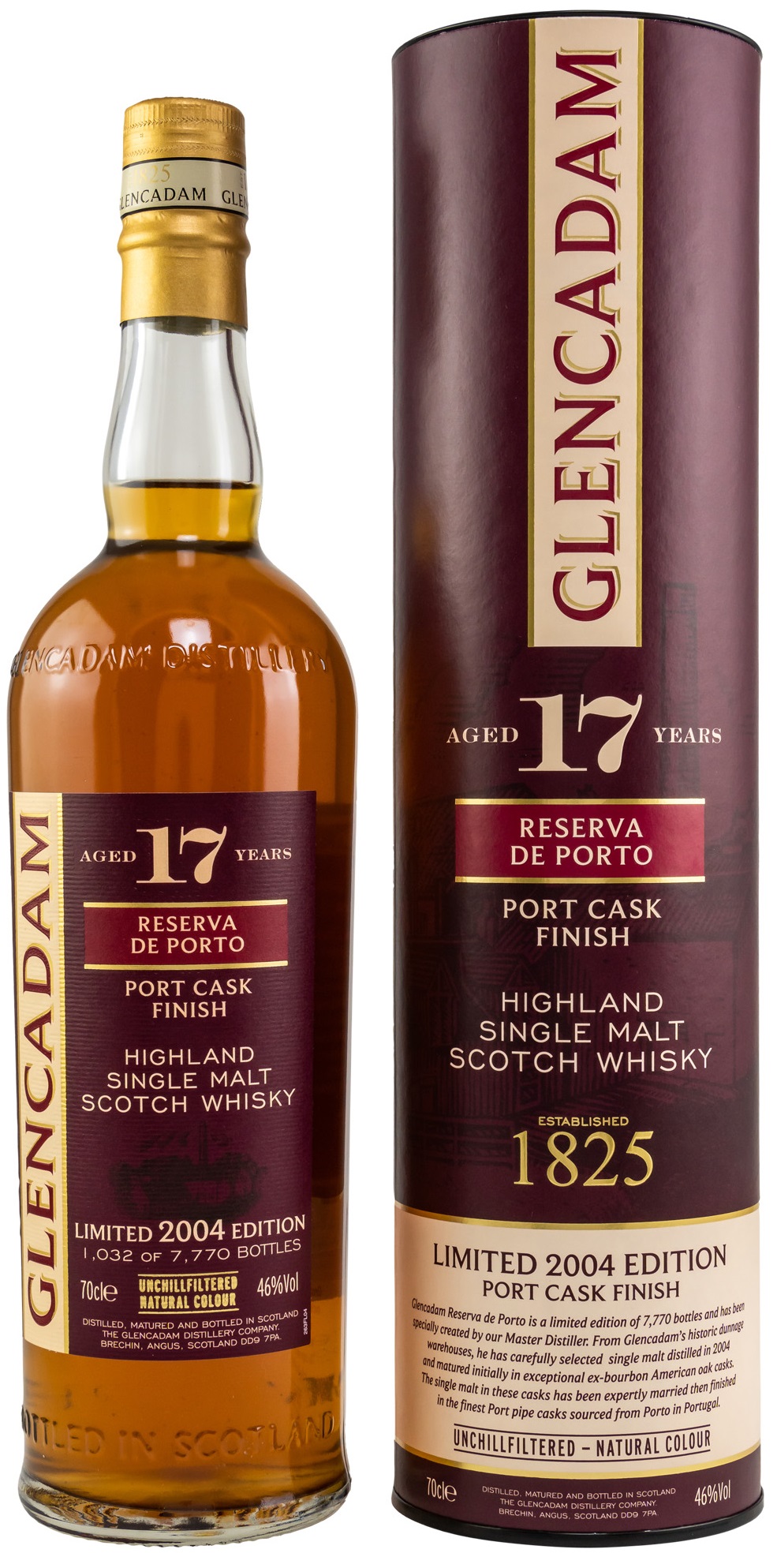 glencadam_17_reserva Glencadam 17 Jahre Reserva de Porto Triple Cask Portwood Finish 46% vol.