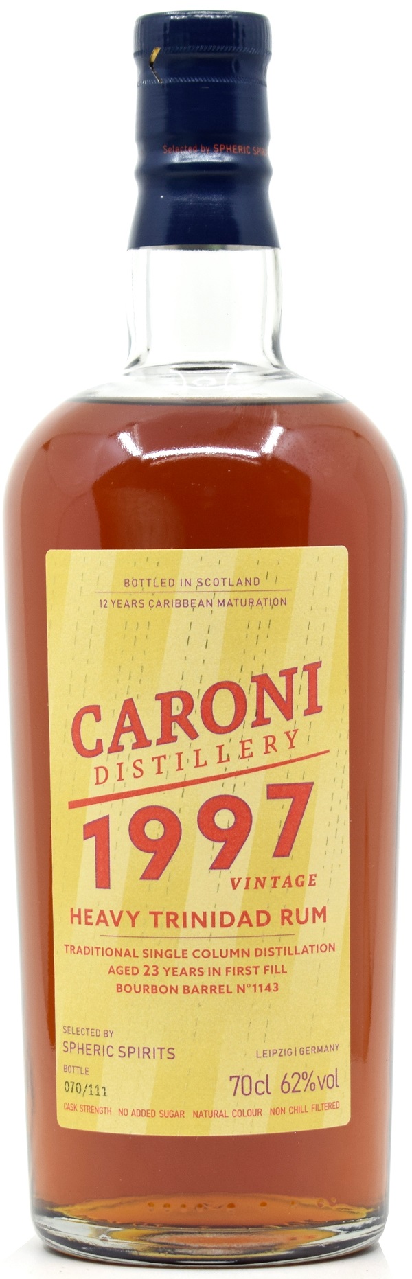 caroni_spsp Caroni 23 Jahre 1997/2021 Spheric Spirits 62% vol.