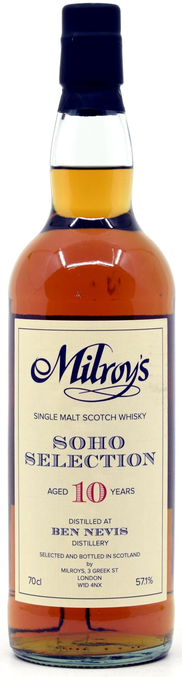 Ben_nevis_10_Milroys Ben Nevis 10 Jahre 2012/2023 Oloroso Sherry Cask Milroy's of Soho 57,1% vol