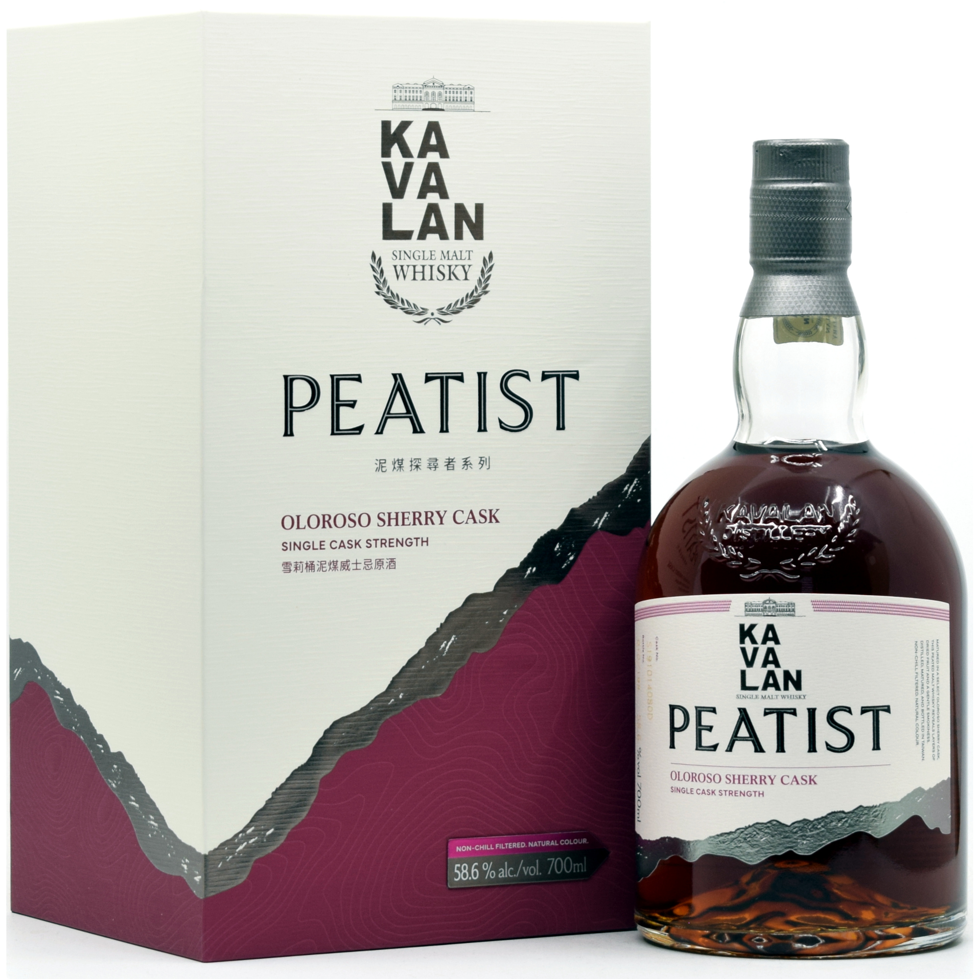 Kavalan Peatist Oloroso Cask 58,6% vol.