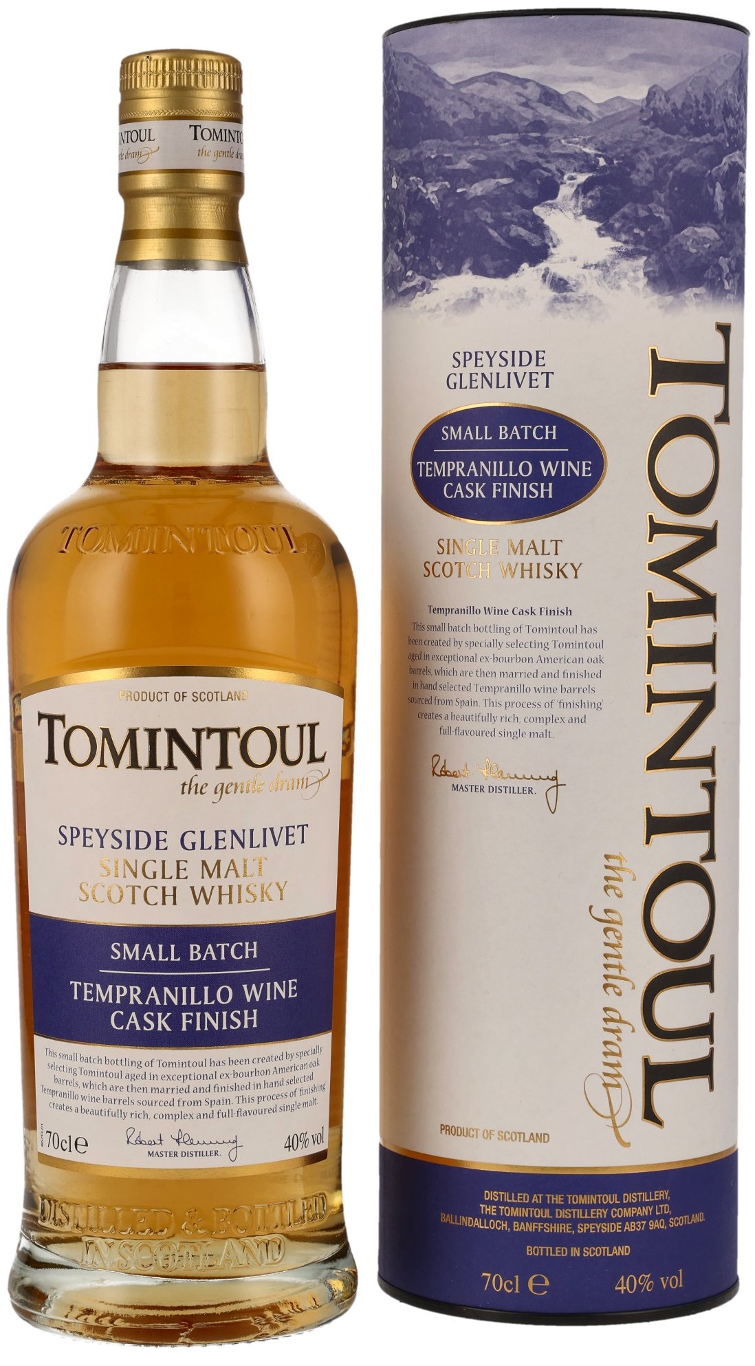 Tomintoul-Tempranillo-Cask-Finish Tomintoul Tempranillo Cask Wood Finish Range