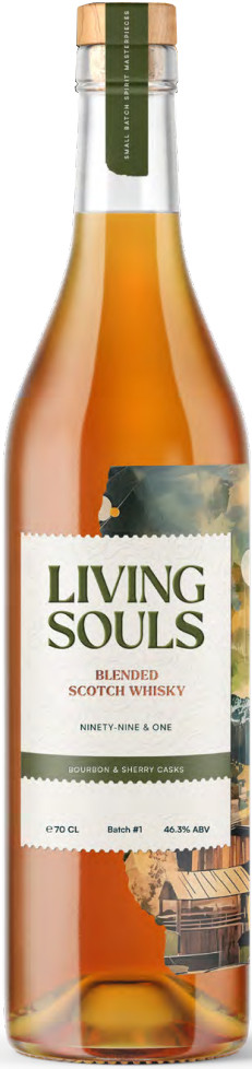 living_souls_99_1_1 Living Souls 99+1 Blended Scotch (99% Ledaig 18 Jahre) 46,3% vol.