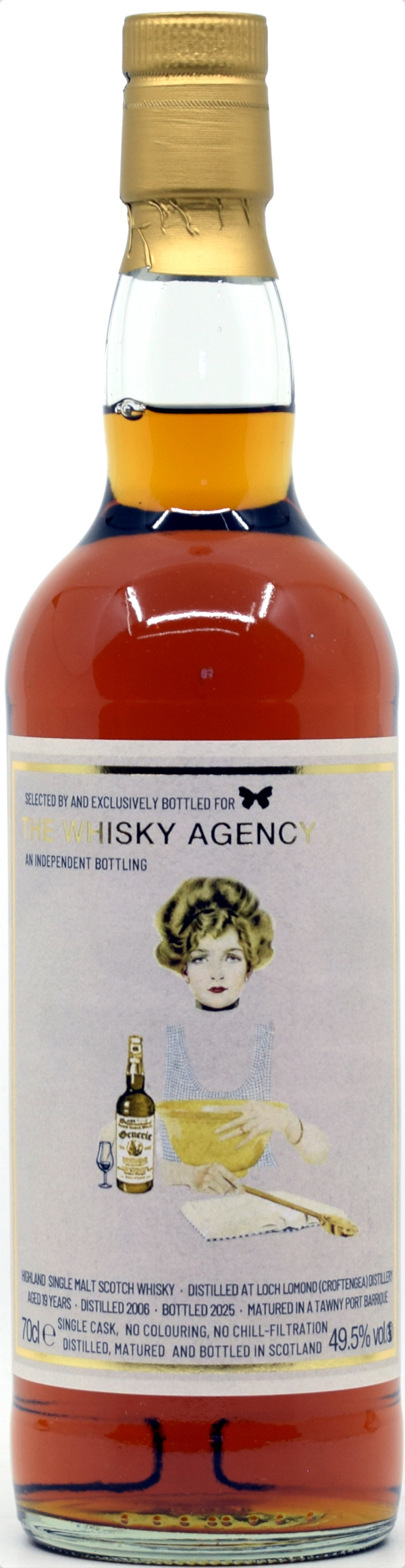 croftengea_2006TWA Loch Lomond (Croftengea) 2006/2025 Tawny Port Cask The Whisky Agency 49,5% vol.